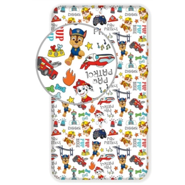 Paw Patrol Digger Skyddande Sängkläder 90x200 cm