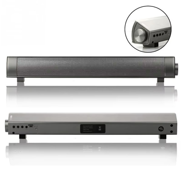 Soundbar LP-S08 Bluetooth Kaiutin - Useita värejä Silver