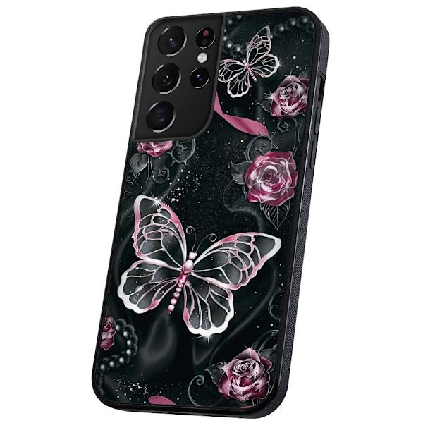 Samsung Galaxy S21 Ultra - Kuoret/Suojakuori Perhoset