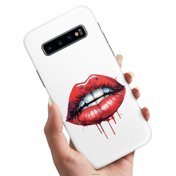 Samsung Galaxy S10 Plus - Skal/Mobilskal Lips