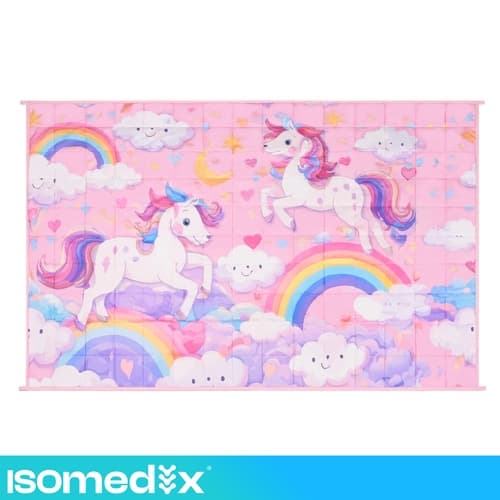 Unicorn Tyngdtäcke för Barn - 100x150cm 3 kg