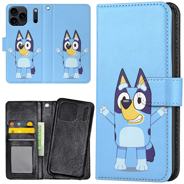 iPhone 17 Pro Max - Lommebok Deksel Bluey