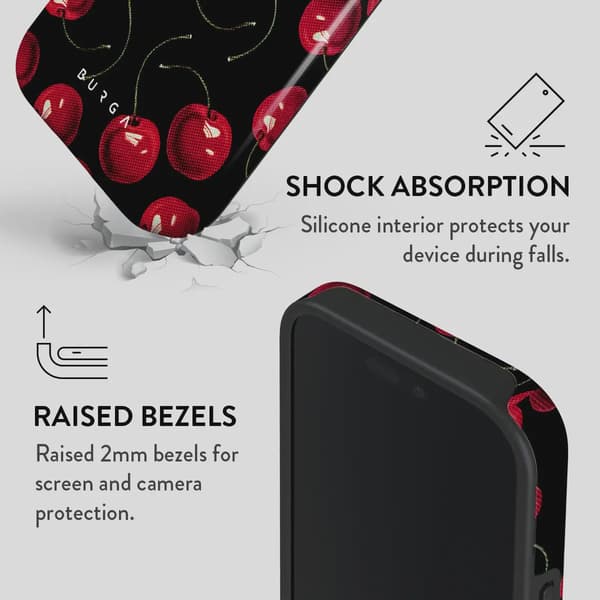 Burga Cherrybomb - iPhone 16 Pro Tough MagSafe Skal