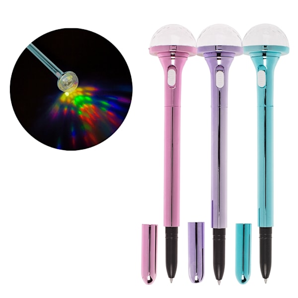 Kynä / Kuulakärkikynä Discopallo LED-valolla Multicolor