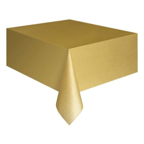 2-Pack - Plastduk / Bordsduk / Duk till Bord - Guld