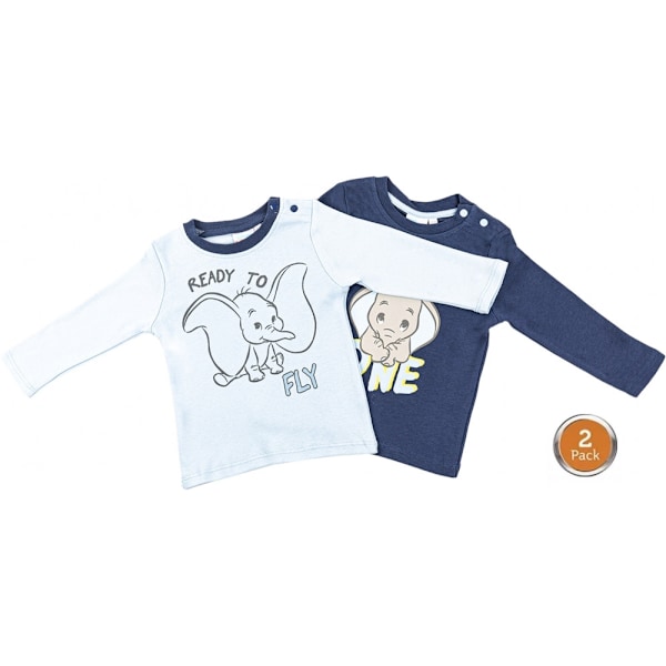 Dumbo Tröja för Baby - 2-Pack 74/80 cm