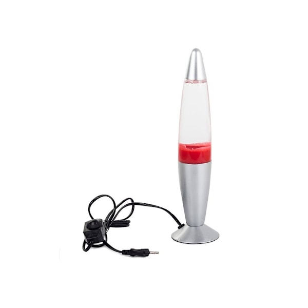 Lavalampa  / LED-lampa - 34 cm Röd