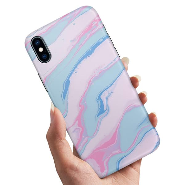 Skal / Mobilskal till iPhone X / XS - Marmor multifärg