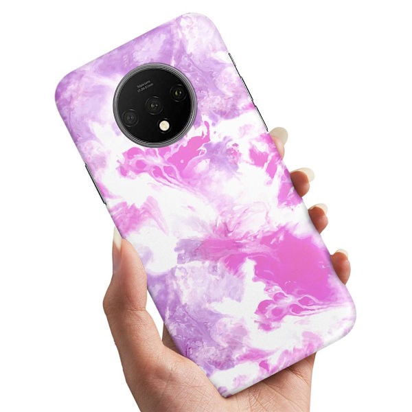 OnePlus 7T - Cover/Mobilcover Marmor Multicolor