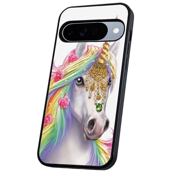 Google Pixel 10/10 Pro - Deksel/Mobildeksel Unicorn/Enhjørning