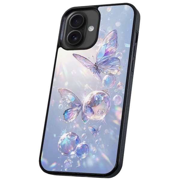 iPhone 16 Plus - Skal/Mobilskal Butterflies