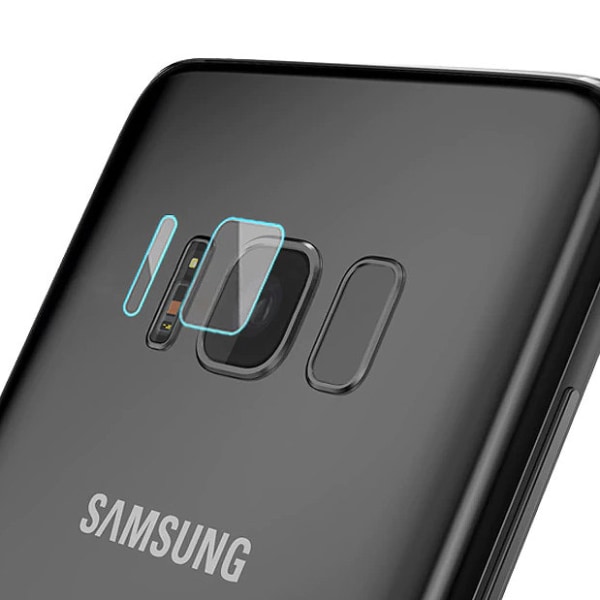 2 stk Samsung Galaxy S8/S8 Plus - Skjermbeskytter Kamera - Herde Transparent