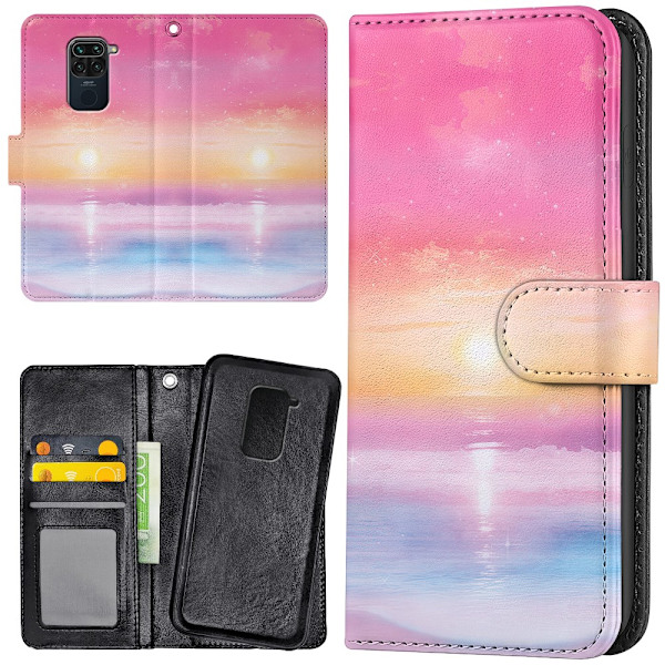 Xiaomi Redmi Note 9 - Mobilcover/Etui Cover Sunset