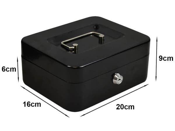 Kassaskrin - 20x16x6cm Black
