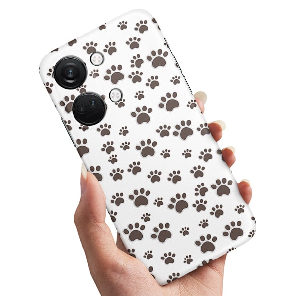 OnePlus Nord 3 5G - Skal/Mobilskal Paw Pattern
