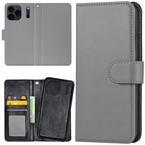 iPhone 17 / 18 Pro Max - Mobilcover/Etui Cover Grå