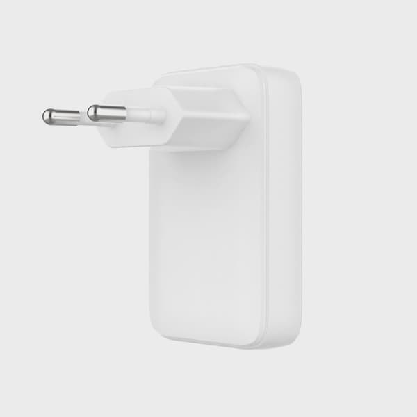 FIXED Slim GaN 90 Super Snabb 1x USB-C laddare 30W Vit