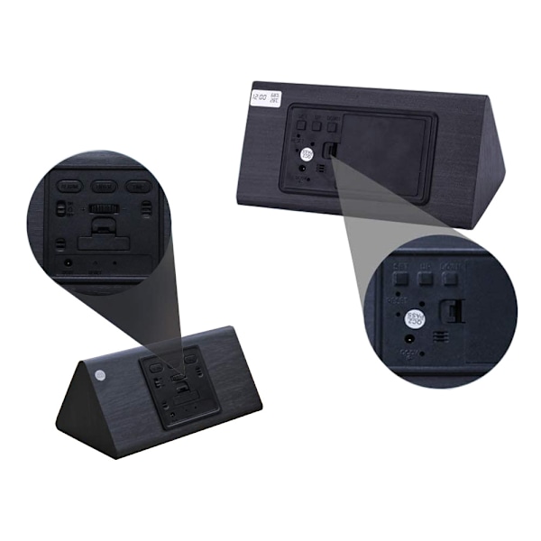 Digital Klocka med LED & Termometer - Väckarklocka