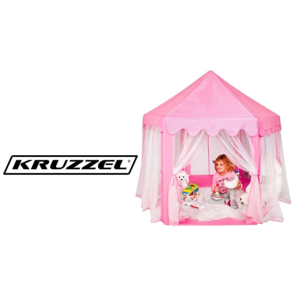 Leiketelt for Barn / Barntelt - 140cm Pink