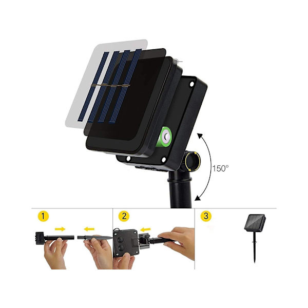 LED Girlang - Solcell MultiColor 40 LED