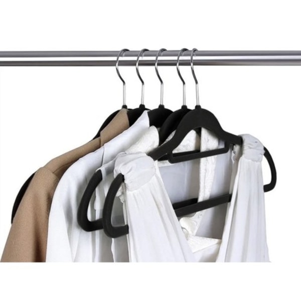 20-Pak - Velvet Hangers / Clothes Hangers - Clothes Hangers Black