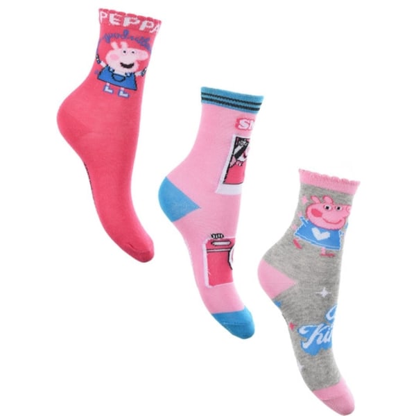 Greta Gris Barnstrumpor / Strumpor för Barn - 3-Pack 31/34