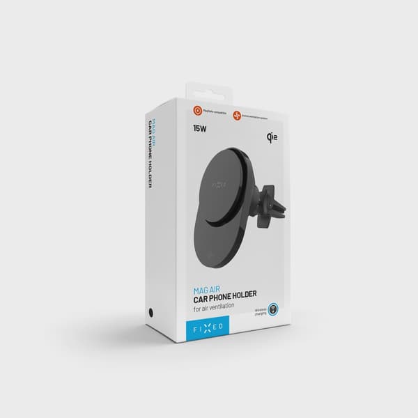 FIXED MagAir QI2.0 Airvent bilmontering svart