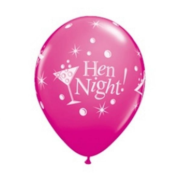 Ballonger till möhippa, 6 st 12 tum (30 cm)