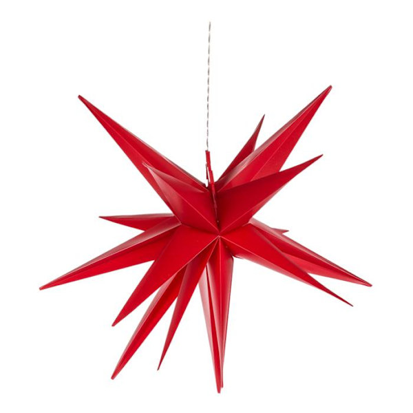 Joulutähti / Langaton LED-lamppu – Joulukoriste Red