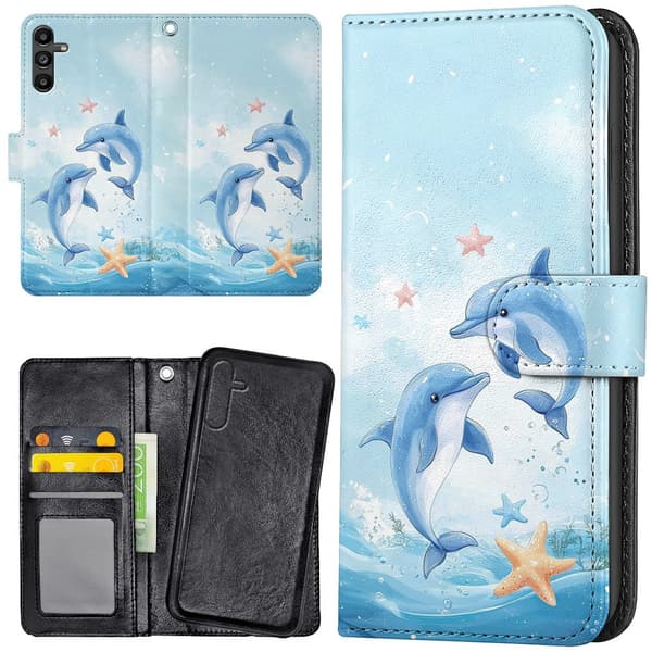 Samsung Galaxy A57 5G - Plånboksfodral/Skal Dolphins