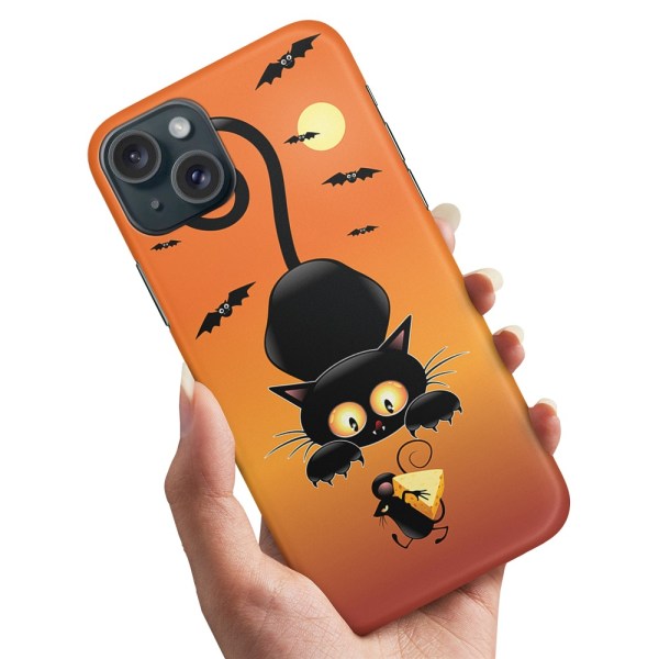 iPhone 15 - Deksel/Mobildeksel Katt og Mus