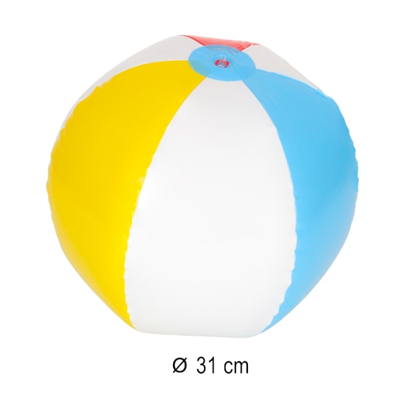Uppblåsbar boll i strandfärg 51 cm