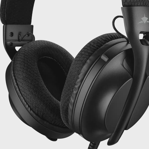 White Shark PARROT On-Ear Gaming Headset Svart