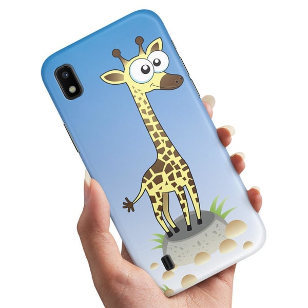 Samsung Galaxy A10 - Cover/Mobilcover Tegnet Giraf
