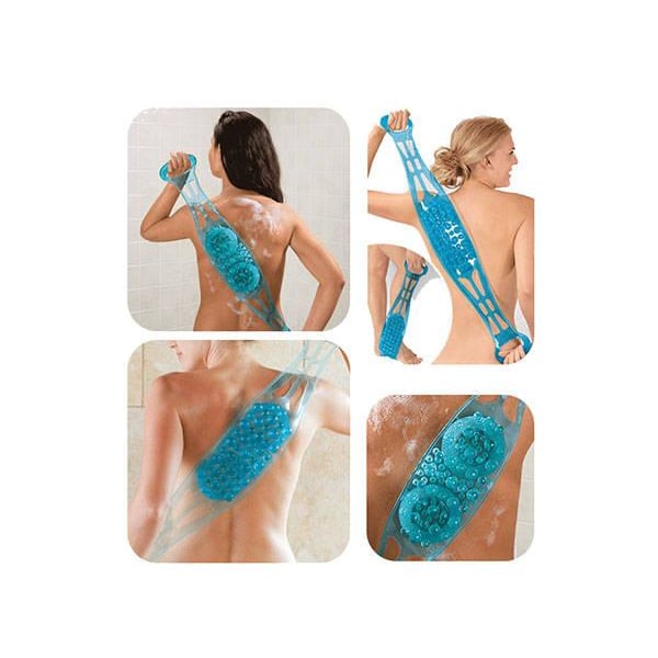 Selkäkuorinta - Massage Scrubber Blue