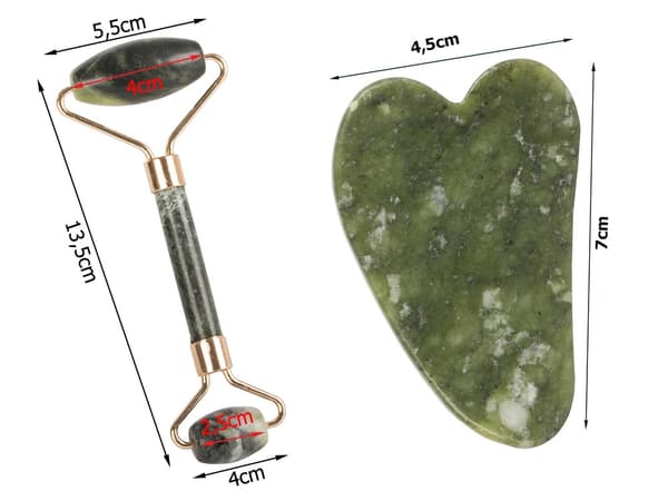 Jade Massage Roller / Gua Sha Ansiktsmassage - Massera ansiktet
