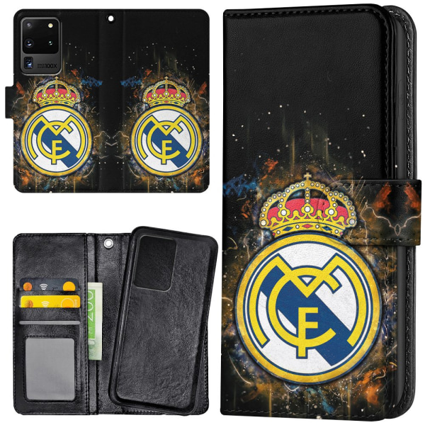 Samsung Galaxy S20 Ultra - Plånboksfodral/Skal Real Madrid