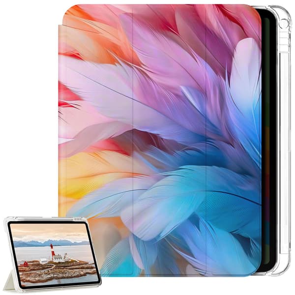 Cover til iPad Mini 6th gen / iPad Mini (A17 Pro) - A15/A17 Pro - 2021/2024 - 8.3" - Feathers