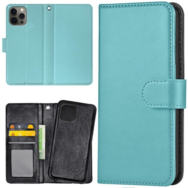 iPhone 12 Pro Max - Mobilcover/Etui Cover Turkis Turquoise