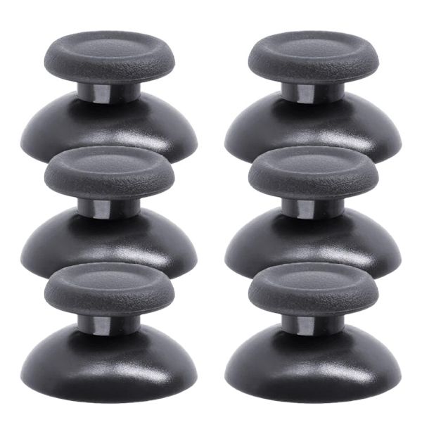 6-Pak Tommestikker til PS4 - Joysticks for PS4 Kontroller Black