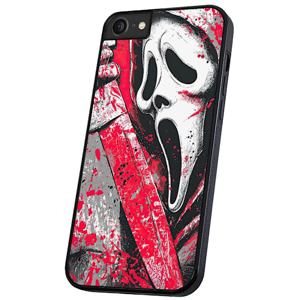 iPhone 6/7/8/SE - Deksel/Mobildeksel Scream Ghostface