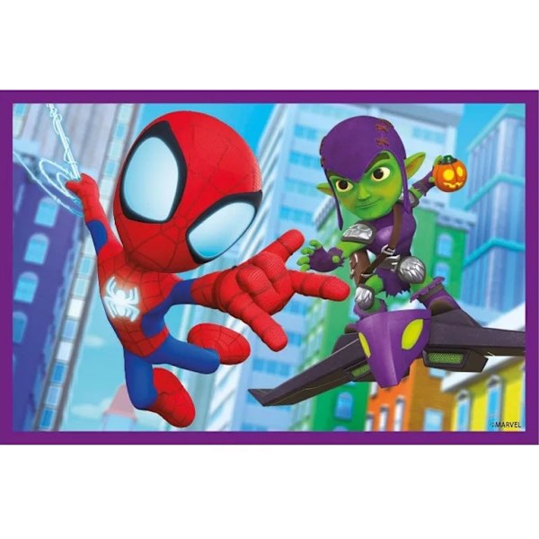 Parker Spiderman Mjuk Klossar - 6 Delar