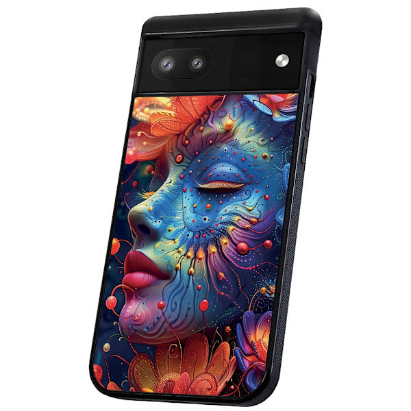 Google Pixel 6A - Kuoret/Suojakuori Psychedelic