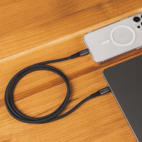 FIXED ARMOR USB 4.0 240W USB-C/C 20Gbps kabel 2m Grå