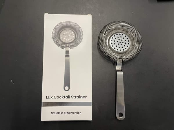 Lux Cocktail Sil Strainer i Rostfritt Stål