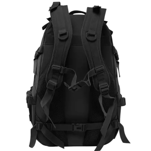Ryggsäck med Regnskydd / Militärväska - 25L Svart