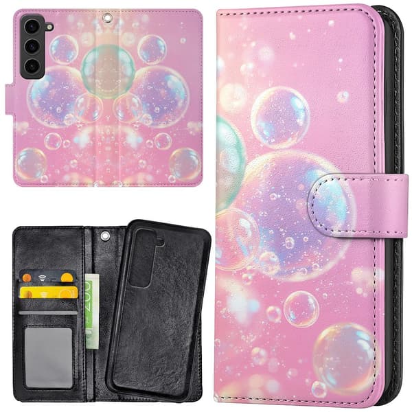 Samsung Galaxy S23 Plus - Lompakkokotelo/Kuoret Bubbles