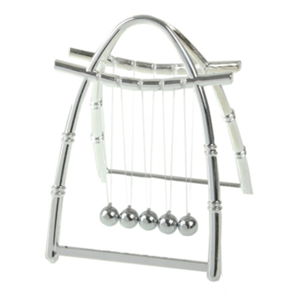 Legetøj Vugge - Balance Kugler (18 cm) Silver