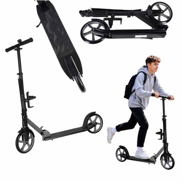 Sparkcykel - Kickbike för barn grå