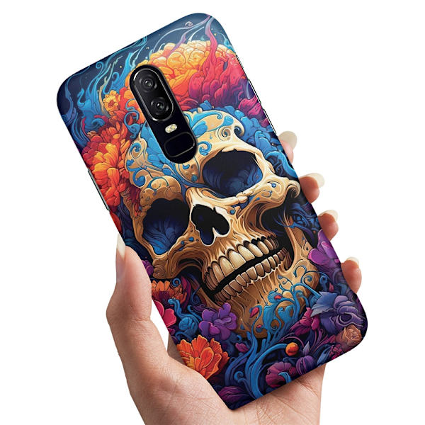 Deksel / Mobildeksel til OnePlus 8 - Skull